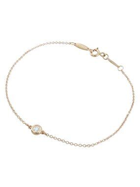 Tiffany & Co by the Yard Bracelet Pink Gold 18k Diamond Elsa Peretti 18
